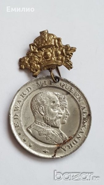 UK 1902 Coronation Medal Edward 7, снимка 1