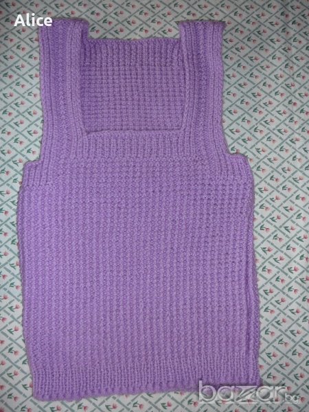 Ново плетено пуловерче - ръст до 110 см, снимка 1