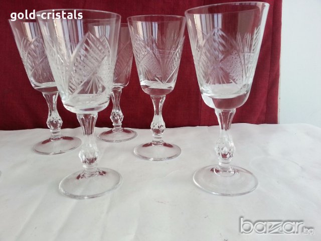  кристални чаши за вино ракия уиски коняк , снимка 8 - Чаши - 20115055