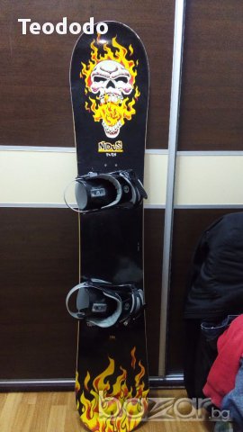 Snowbord Nidus burn с автомати Race, снимка 2 - Зимни спортове - 17703322