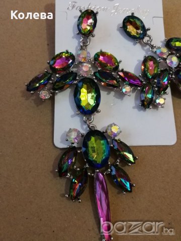 Обеци "хамелеон 2", снимка 4 - Обеци - 21395758