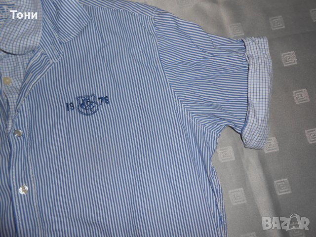 Мъжка риза с къс ръкав и двойна яка McNeal, снимка 9 - Ризи - 22421993