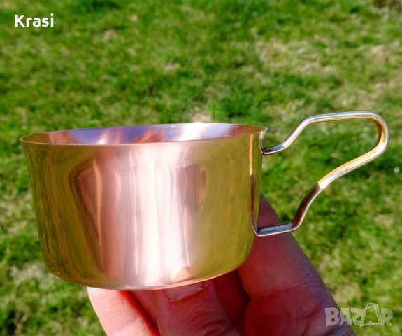 Немска медна чаша,термостъкло. , снимка 7 - Чаши - 24815443