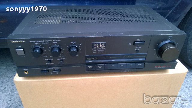 technics su-v450-stereo amplifier-class aa- 450watts-внос швеицария, снимка 6 - Ресийвъри, усилватели, смесителни пултове - 11386572