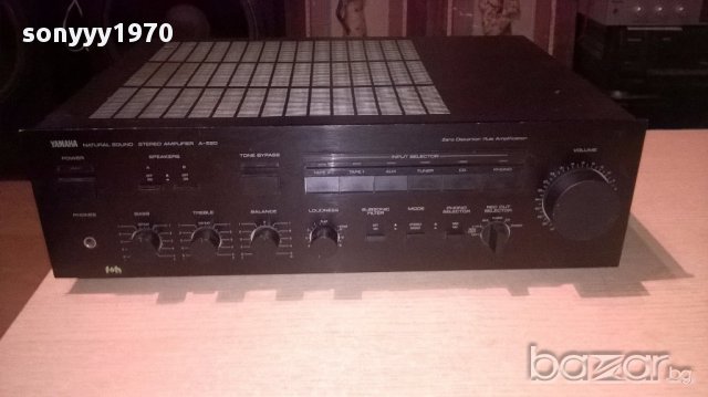 yamaha a-520 stereo amplifier-390w-внос швеицария, снимка 3 - Ресийвъри, усилватели, смесителни пултове - 17421238