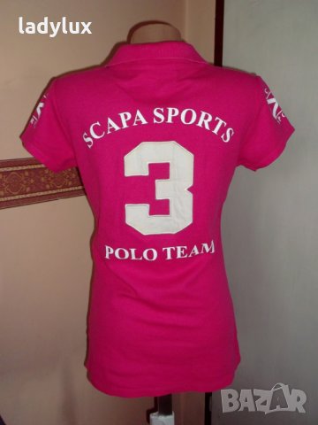 Scapa Sports Polo Team, Оригинална. Размер S/M. Код 527, снимка 9 - Тениски - 25722264