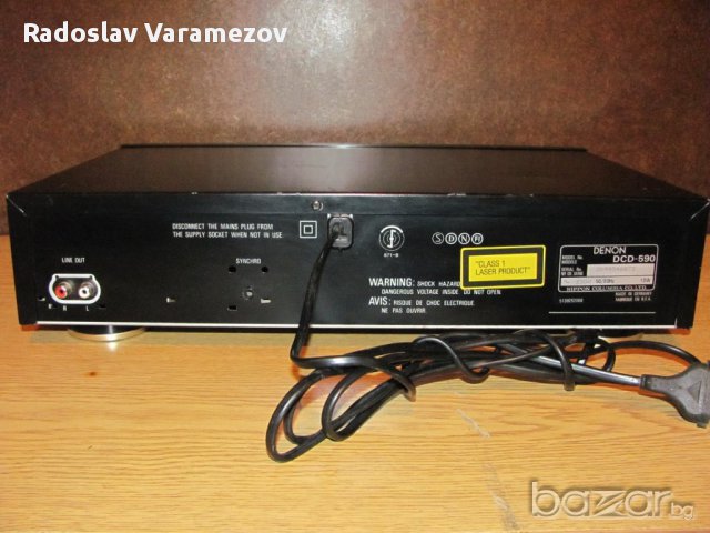 Denon DCD 590, снимка 5 - Плейъри, домашно кино, прожектори - 13186316