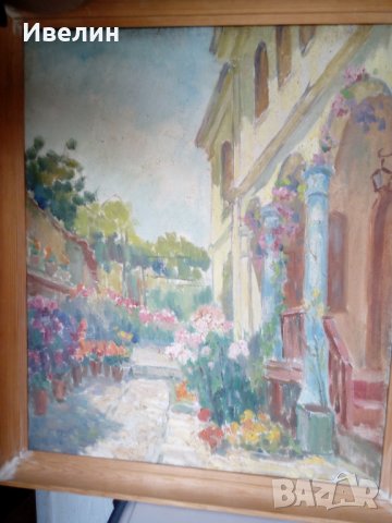 стара картина-пейзаж, снимка 2 - Картини - 23124921