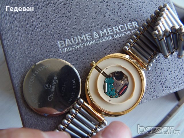 Ретро Baume & Mercier Challenger унисекс, снимка 4 - Мъжки - 20127175