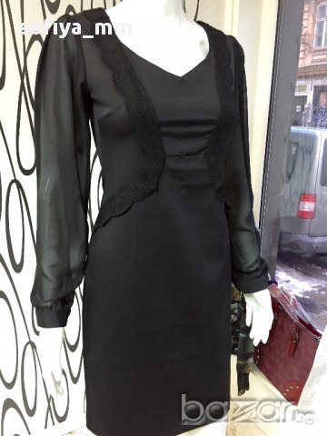 Дамска ролкя с дантела и шифон, снимка 3 - Рокли - 16770867