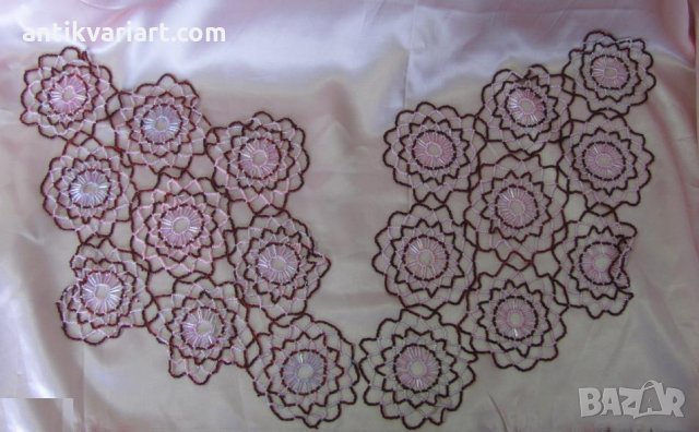 30-те Стари Ръчно Изработени Покривки от Стъклени мъниста