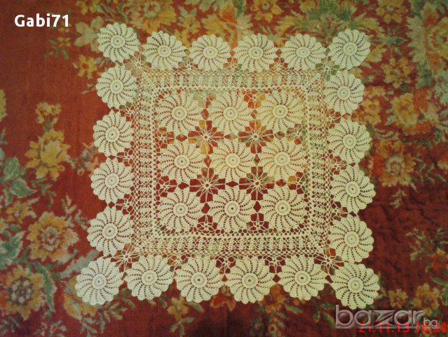 Карета плетени на една кука и бродирани, снимка 2 - Декорация за дома - 16714648