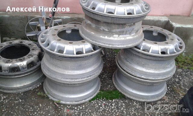 алуминиеви джанти за камиони и ремаркета в Части в гр. Русе - ID12144342 —  Bazar.bg
