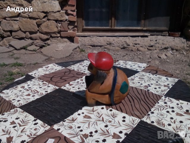 Стара дървена костенурка, снимка 4 - Антикварни и старинни предмети - 25337195