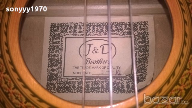 J&d brothers-маркова китара 85х30х9.5см-внос швеицария, снимка 5 - Китари - 16842981