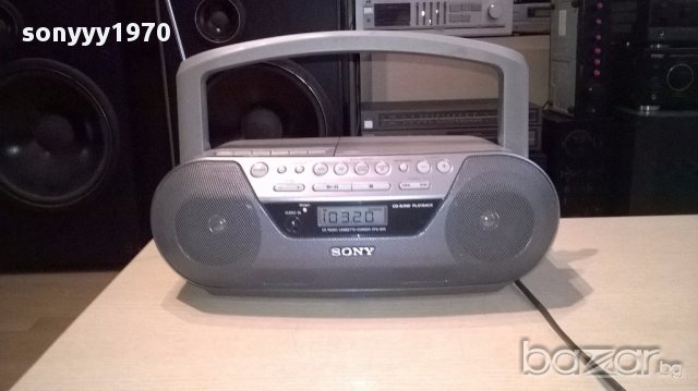 Sony cfd-s05 cd/tuner/cassette/aux-внос швеицария, снимка 4 - Радиокасетофони, транзистори - 15264351
