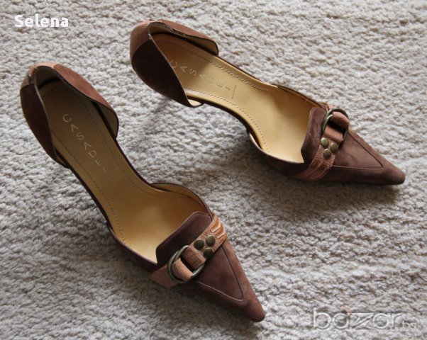 Елегантни обувки Casadei - естествена кожа, снимка 6 - Дамски обувки на ток - 9048754