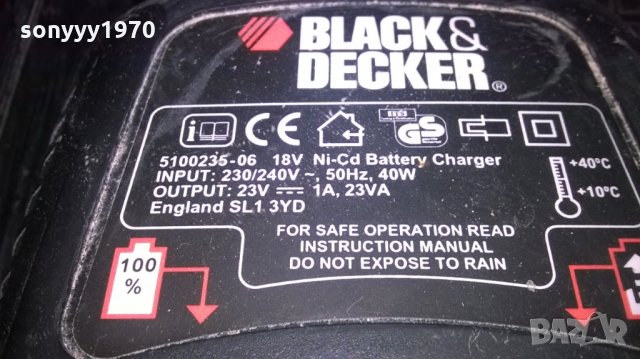 Black & decker-винтоверт/ударна бормашина-внос англия, снимка 8 - Винтоверти - 22744894