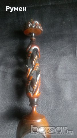 Свещник от дърво , снимка 3 - Декорация за дома - 16744771