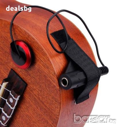 Пиезо адаптер,микрофон за музикални инструменти-китара, цигулка, укулеле, тамбура, снимка 4 - Струнни инструменти - 13603665