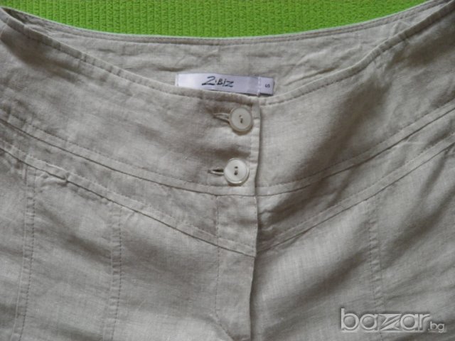 Дамски ленени бермуди S, снимка 7 - Къси панталони и бермуди - 20900914
