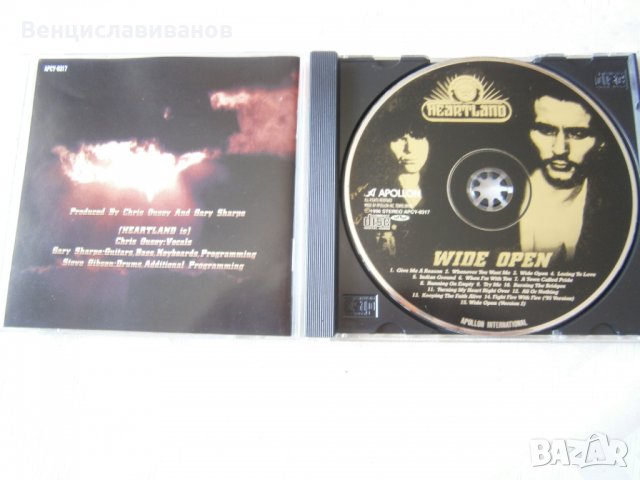 HEARTLAND - '' wide open '' CD / hard rock /, снимка 2 - CD дискове - 25716286