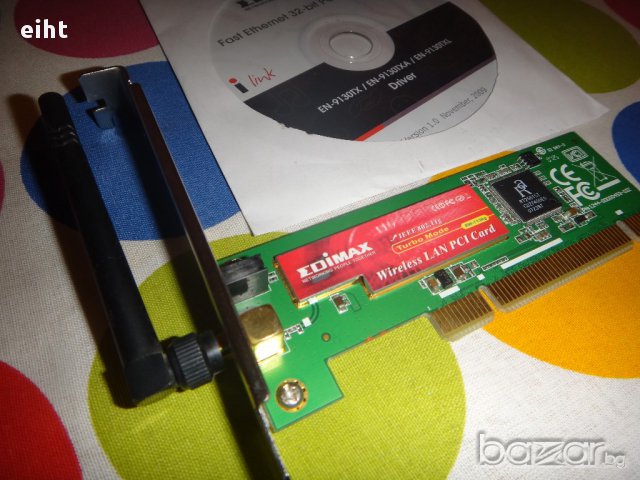 Edimax EW-7128g wireless LAN PC card (IEEE 802.11g/b), снимка 2 - Рутери - 17084665