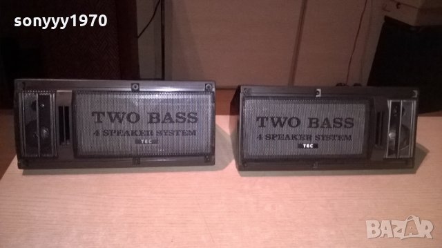 tec 2x100w-2бр тонколони-28х15х13см-внос швеицария, снимка 2 - Тонколони - 22702962