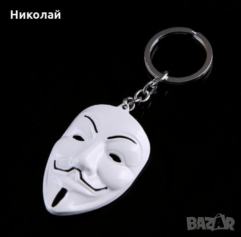 3D ключодържател Анонимните , маска Вендета Anonymous v for vendetta, снимка 3 - Други - 19470956