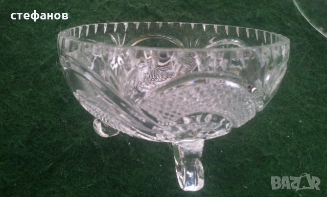 Три кристални бонбониери или за ядки различни, снимка 5 - Други - 25341485