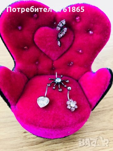 4 обеци за пъп, снимка 1