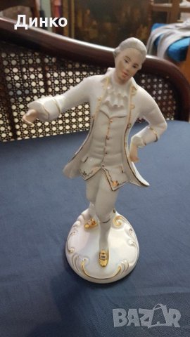 Антична порцеланова фигурка Дукс Бохемия, снимка 3 - Антикварни и старинни предмети - 22019958