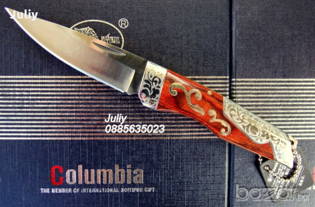 Сгъваем нож Columbia, снимка 6 - Ножове - 10290547