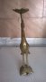 фигуративен месингов свещник , снимка 2