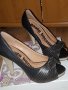 Черни Обувки, снимка 1 - Дамски обувки на ток - 21146562