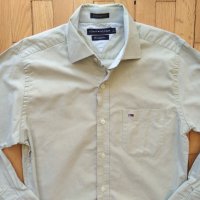 Tommy Hilfiger светлозелена и Carhartt раирана ризи мъжки, снимка 3 - Ризи - 24665238