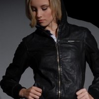 superdry womens leather jacket - страхотно дамско кожено яке, снимка 1 - Якета - 23692773