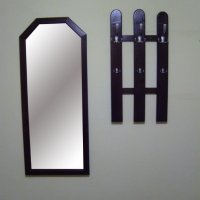 Антре-огледало и закачалка от масив, снимка 5 - Огледала - 14796567