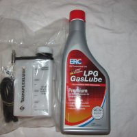 Течност за омасляване на клапани при АГУ  V-lube лв или ERC 1л , снимка 3 - Части - 20839115