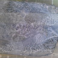 Шалове-лилав прозрачен и ефирен сив с черно , снимка 5 - Шапки - 15711790