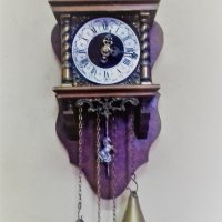 Холандски стенен часовник, снимка 5 - Антикварни и старинни предмети - 25789344