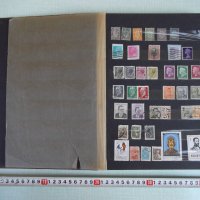 Класьор стар с пощенски марки, снимка 1 - Филателия - 25995319