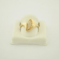 нов златен пръстен 42919-6, снимка 3 - Пръстени - 22356472