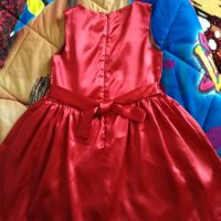 Червена детска рокличка, снимка 2 - Детски рокли и поли - 22918953