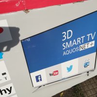 sharp smart tv-3d-49 инча-спукан екран-внос швеицария, снимка 5 - Телевизори - 21506114