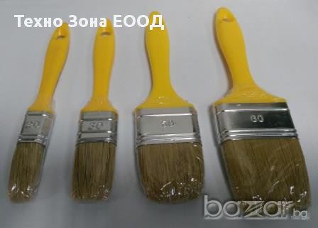 Комплект бояджийски четки, 4бр., снимка 1