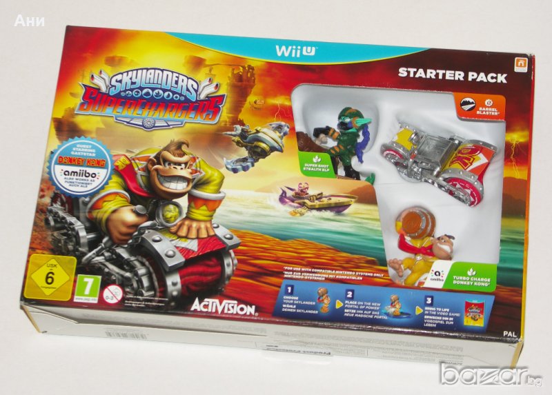 !!!НОВ!!! Nintendo Wii U Skylanders Superchargers: Starter Pack, снимка 1