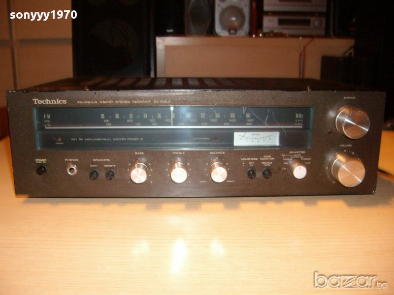 technics sa-100lk stereo receiver-made in japan-внос швеицария, снимка 1