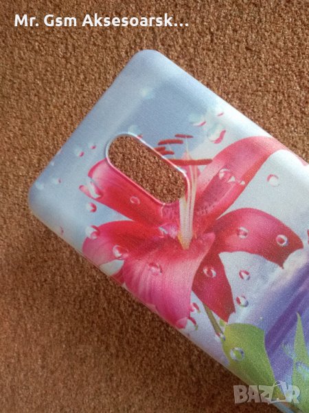 Калъф, кейс, гръб за Xiaomi Redmi Note 4 - силиконов картинка цвете, снимка 1