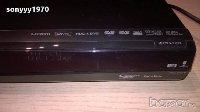 ПОРЪЧАН-Panasonic dmr-eh59 hdd/dvd/hdmi/usb-recorder, снимка 9 - Ресийвъри, усилватели, смесителни пултове - 14667207